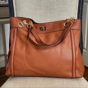 COGNAC BROWN NWOT TOTE